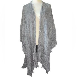 Vince Camuto coverup distressed/unfinished hem 100% cotton one size fits most